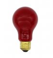 Creative Hobbies A19 Holiday Light Bulbs 4 Pack 2 Red Green Medium Base Incandescent Perfect For Festive Decorations