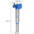 Uxcell Forstner Drill Bits 25mm Tungsten Carbide Wood Hole Saw Auger Opener Woodworking Hinge Drilling Boring Bit Cutter Blue