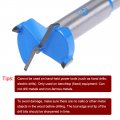 Uxcell Forstner Drill Bits 25mm Tungsten Carbide Wood Hole Saw Auger Opener Woodworking Hinge Drilling Boring Bit Cutter Blue