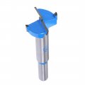 Uxcell Forstner Drill Bits 25mm Tungsten Carbide Wood Hole Saw Auger Opener Woodworking Hinge Drilling Boring Bit Cutter Blue