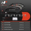 A-premium Rear Ceramic Disc Brake Pads Set Compatible With Select Chevy And Gmc Models Express 2500 3500 2003-2020 Savana
