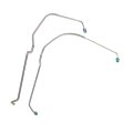 1971-72 Chevrolet Chevelle El Camino Power Disc Master Cylinder Brake Lines Stainless Steel 2pc Schb71j2 