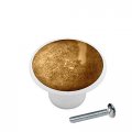 Set Of 2 Knobs Mercury Solar System Planets Decorative Glossy Ceramic Cupboard Cabinet Pulls Dresser Drawer 