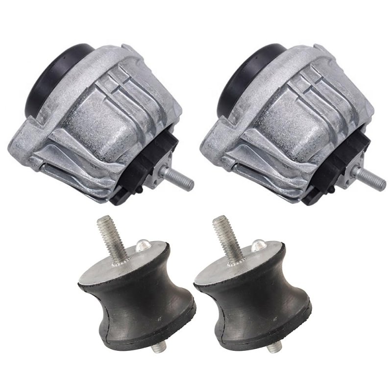 2 Pcs Engine Motor Kit Transmission Mount Left Right Replace 22116760330 22316799331 For 128i 325i 328 330i Z4 E93 E92 E91 E90