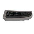 Geluoxi Front Driver Side Door Lock And Power Window Switch Gray Bezel Assembly Replacement For Chevy Avalanche Silverado