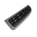 Geluoxi Front Driver Side Door Lock And Power Window Switch Gray Bezel Assembly Replacement For Chevy Avalanche Silverado