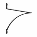 Shelf-made Lewiston Decorative Shelf Bracket Black 12-inches 