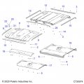 Polaris Ranger Roof Foam Seal Genuine Oem Part Qty 1