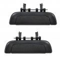 Trq Black Outside Rear Door Handle Pair Set Of 2 For Suzuki Esteem 95-02 