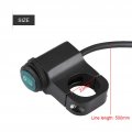 Qiilu 12v 1 8a Handlebar Switch Motorcycle Light On Off Universal 22mm Headlight Fog Spot Waterproof