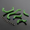 Silicone Radiator Coolant Hose Kit For Suzuki Gsf 400 Bandit 1989-1998 Green With Clamps