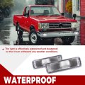 Hecasa Pair Turn Signal Lights For 1989-1995 Toyota Pick-up Truck 2 Wheel Drive Models Only Lamps Assembly Driver Passenger