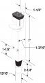 Prime-line J 4595 Step-on Door Holder Diecast Aluminum Spring-loaded Single Pack