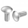 Uxcell 1 2-13x1-1 4 Carriage Bolt Round Head Square Neck 304 Stainless Steel 5pcs
