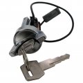 Us104l Py1407 Ignition Lock Cylinder Chrome Bezel With Key For Capri Lynx Bronco Ii Escort