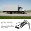 Us104l Py1407 Ignition Lock Cylinder Chrome Bezel With Key For Capri Lynx Bronco Ii Escort