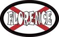 4in X 2 5in Oval Alabaman Flag Florence Sticker By Stickertalk 