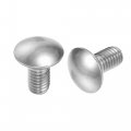Uxcell 3 8-16x1 Carriage Bolt Round Head Square Neck 304 Stainless Steel 5pcs