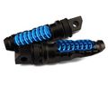Blue Universal Motorcycle Metal Passenger Rear Foot Peg Pedal 8mm Hole For Bmw K1200s