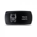 Ch4x4 Rocker Switch Truck Lights Symbol Horizontal Blue Led