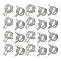 Uxcell 20pcs 12mm Spring Band Type Action Fuel Hose Pipe Low Pressure Air Clip Clamp