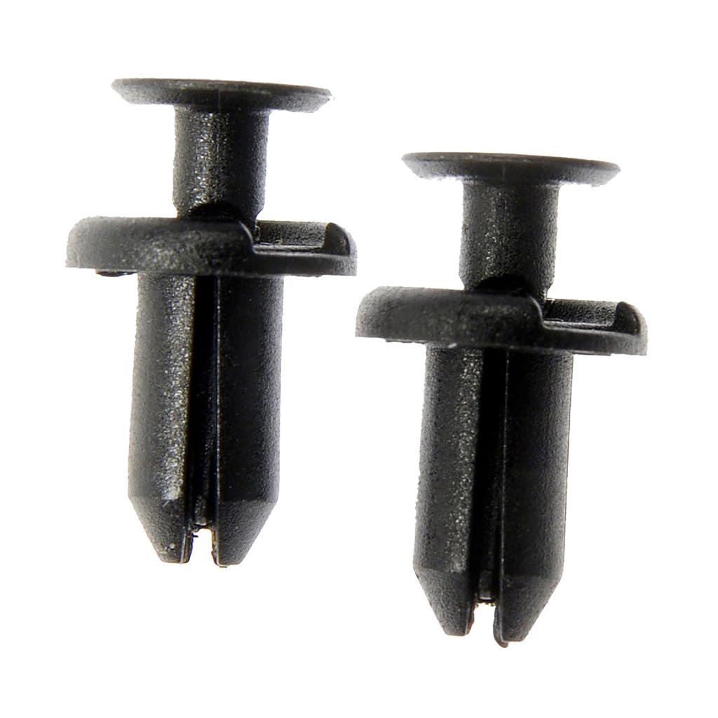 Bumper Cover Retainers For Lexus Is350 2014 To 2021 Black Plastic Push Rivets Fastener Replacement 90467-05170 90467-t0047