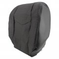 Autokay Driver And Passenger Side Bottom Top Lean Back Seat Cover Gray For Chevy Silverado 1500 2500 2003-2007