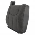Autokay Driver And Passenger Side Bottom Top Lean Back Seat Cover Gray For Chevy Silverado 1500 2500 2003-2007