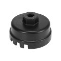 Oil Filter Cap Wrench 14 Flutes 6 Slots 64 5mm Removal Tool For Toyota Camry Rav4 Highlander 2 5l-5 7l Engine Black 