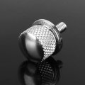 Evgatsauto Motorcycle Seat Bolt Stainless Steel Rear Tab Cover Screw Polished Fastening Fits Most 1996 Later Models