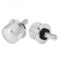 Evgatsauto Motorcycle Seat Bolt Stainless Steel Rear Tab Cover Screw Polished Fastening Fits Most 1996 Later Models