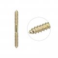 Uxcell 8x32mm Hanger Bolts 12pcs Double Ended Self-tapping Thread Wood To Dowel Screws For Connecting