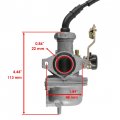 For Carburetor Carb Honda Trx125 Trx Fourtrax 125 2x4 1987-1988 Mod-ztf1-14505