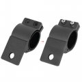 X Autohaux 2pcs 40-45mm Led Light Mounts Car Offroad Bull Bar Mounting Brackets Holders Clamps Black