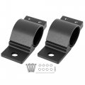 X Autohaux 2pcs 40-45mm Led Light Mounts Car Offroad Bull Bar Mounting Brackets Holders Clamps Black