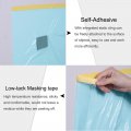 Pre-taped Masking Film 59 In X 82 Ft Plastic Drop Cloth With Low-tack Painters Tape For Painting Protection Blue