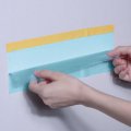 Pre-taped Masking Film 59 In X 82 Ft Plastic Drop Cloth With Low-tack Painters Tape For Painting Protection Blue