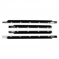 Topteng 4pcs Door Belt Molding Weatherstrip 75710-0c010 For Toyota Sequoia 2001-2007 757200c010 757300c010 757400c010