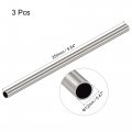 Uxcell 304 Stainless Steel Round Tube 12mm Od 1mm Wall Thickness 250mm Length 3 Pcs