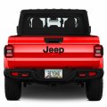 Ipick Image For Jeep Gladiator Real Carbon Fiber Nameplate Chrome Stainless Steel License Plate Frame