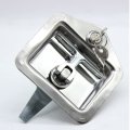 4pcs Trailer Door Latch Rv Tool Box Lock With Gasket T-handle W 8x Keys Set For Camper Truck Bed Toolboxes