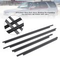 4pcs Door Glass Belt Outer Molding Weatherstrip For Toyota 4runner 1996-2001 68161-35010 68162-35010 68163-35010 68164-35010