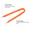 Uxcell Ic Puller Chip Extractor Stainless Steel With Insulated Vinyl Grip Orange 2 Pack