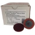 Sungold Abrasives 74931 Maroon Medium Non Woven Surface Conditioning Type R Quick Change Discs 25 Box 1-1 2 