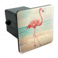 Flamingo On Beach Starfish Retro Tow Trailer Hitch Cover Plug Insert
