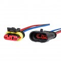 Hifrom Replace 3 Pin Car Male Female Electrical Waterproof Connectors Plug Socket Kit With 10cm Wire Awg Gauge Marine 5 Set