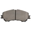 Front Ceramic Disc Brake Pad Set D1737 For Nissan Rogue 2014 2020 And Sport 2017 2022 4 Piece With Hardware 