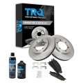 Front Brake Pad And Rotor Kit With Chemical Ceramic For 1998 2004 Nissan Frontier Bka16043 