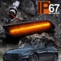 Nslumo Led Side Marker Lights Replacement For Hyundai Sonata Dn8 2020 2021 2022 2023 Amber Front Bumper Reflector Signal Light