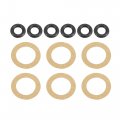 X Autohaux Low Profile Engine Valve Cover Washer Bolt Kit Black For Acura Honda D-series Engines D15 D16